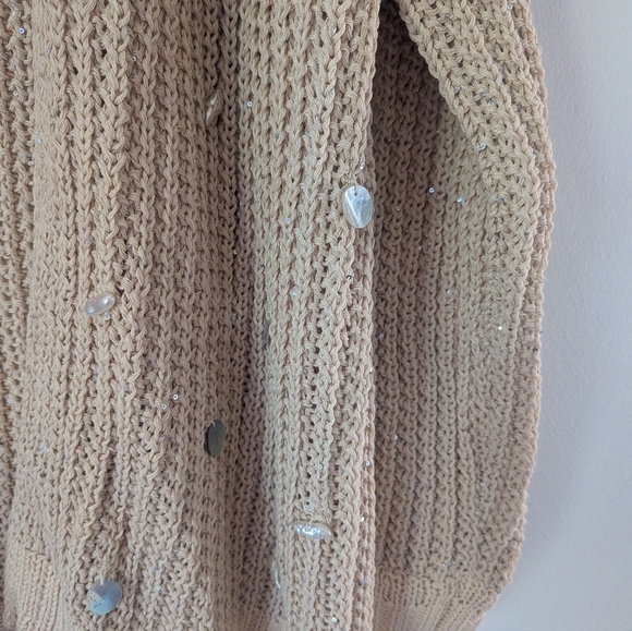 Anthropologie Knit Embellished Cardigan - Picture 6 of 11